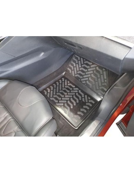 Коврики в салон Aileron на Peugeot 3008 (2016-)  (3D с подпятником)/Opel Grandland X (2017)