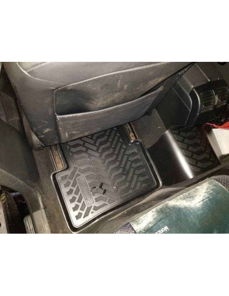 Коврики в салон Aileron на Mercedes-Benz C-class (W204) (2007-14) (3D с подпятником)