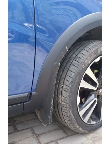 Брызговики Лада Веста Кросс / Lada Vesta Cross большие (комплект 4шт,передние+задние)(MG)