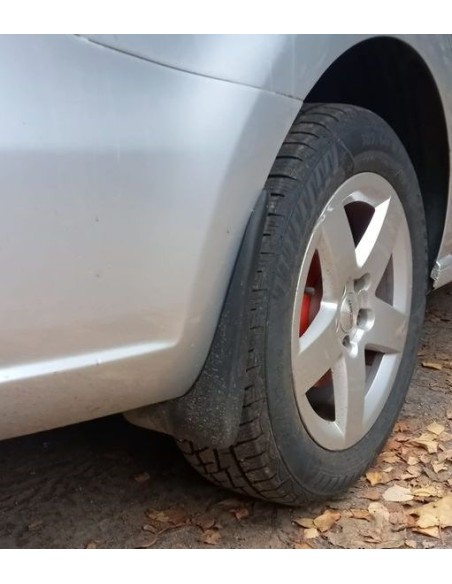 Брызговики Фольксваген Поло Седан / VW Polo Sedan (комплект 4шт,передние+задние)(MG)