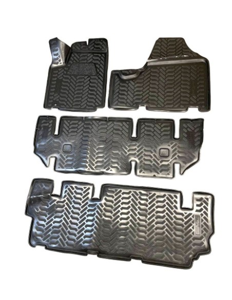 Коврики в салон Aileron на Fiat Scudo Panorama (2013-) (3D с подпятником, 3 ряда)