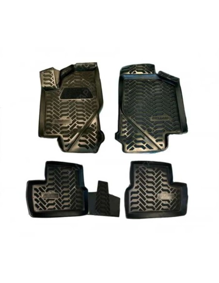 Коврики в салон Aileron на Lada Granta (2011-) (3D с подпятником)