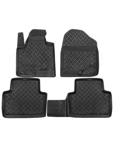 Коврики в салон Aileron на Hyundai Santa Fe III...