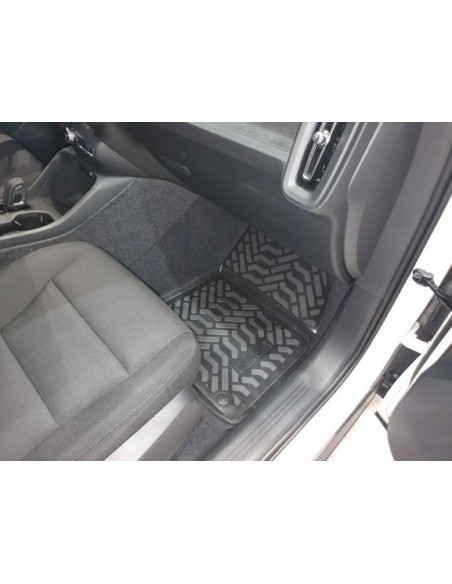 Коврики в салон Aileron на Volvo XC40 (2017-)  (3D с подпятником)