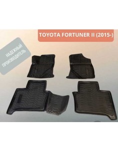Коврики в салон Aileron на Toyota Fortuner (2015-)(3D)...