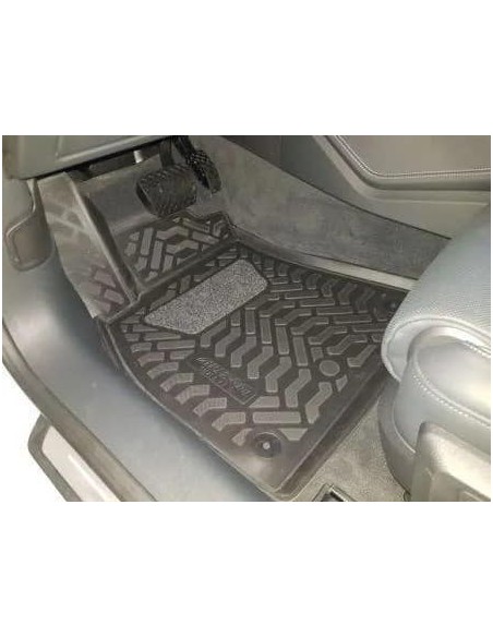 Коврики в салон Aileron на Audi A7 (4G/C7) (2010-)(3D с подпятником)(Крепеж4)