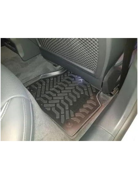 Коврики в салон Aileron на Audi A7 (4G/C7) (2010-)(3D с подпятником)(Крепеж4)