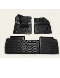 Коврики в салон Aileron на Peugeot 5008 (2017-)  (3D с...