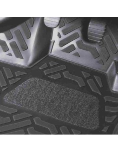 Коврики в салон Aileron на Nissan Terrano 2WD (2014-) (3D с подпятником)/Renault Duster 2WD (2011-15)