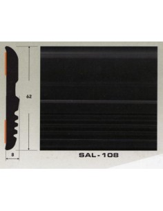 Молдинг автомобильный SAL/108 (62х8 мм.)(цена за 1 метр)