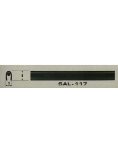 Молдинг автомобильный SAL/117 (8х5 мм.)(цена за 1 метр)