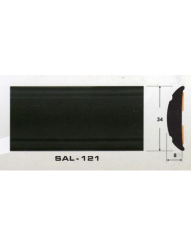 Молдинг автомобильный SAL/121 (34х8 мм.)(цена за 1 метр)