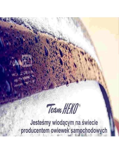Ветровики Heko вставные на Iveco Turbo Daily VI (14-)  (передние 2шт.)