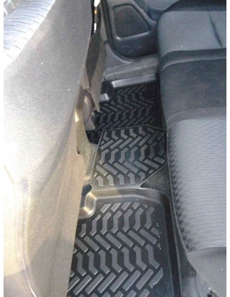 Коврики в салон Aileron на Renault Duster 2WD (2011-15)/ Nissan Terrano 2WD (14-)(3D с подпятником)