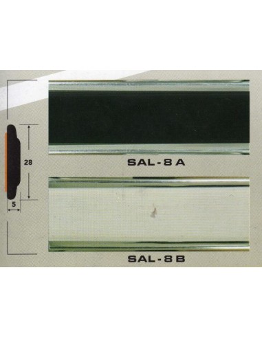 Молдинг автомобильный SAL/8  (28х5 мм.)(цена за 1 метр)