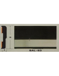 Молдинг автомобильный SAL/83 (38х8 мм.)(цена за 1 метр)