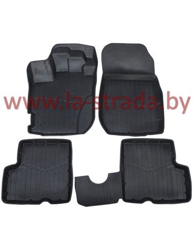 Коврики в салон резиновые SRTK для Renault...