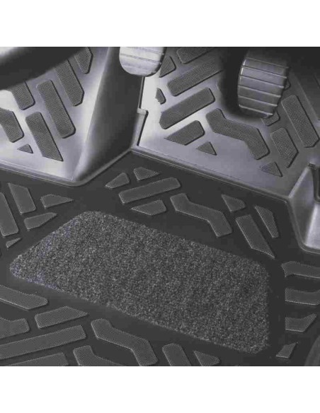 Коврики в салон Aileron на Toyota LC 120 Prado (ПР) (2002-09) (3D с подпятником)