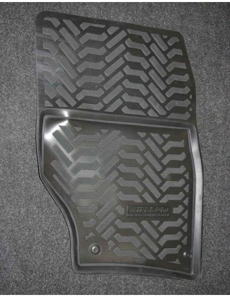 Коврики в салон Aileron на VW Touareg II (2014-) (3D с подпятником)