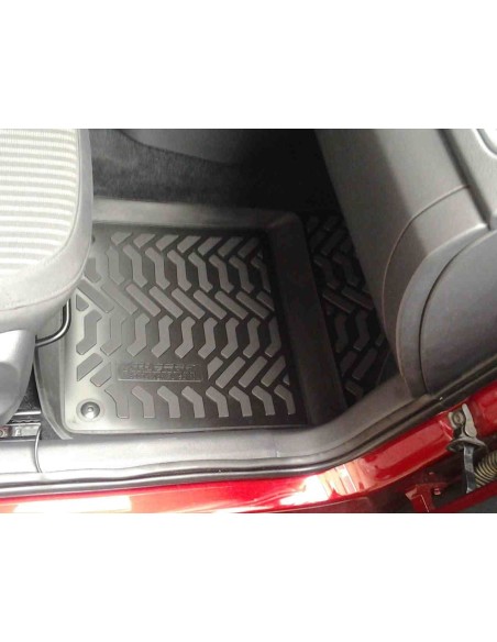 Коврики в салон Aileron на VW Polo SD (2010-) (3D с подпятником)