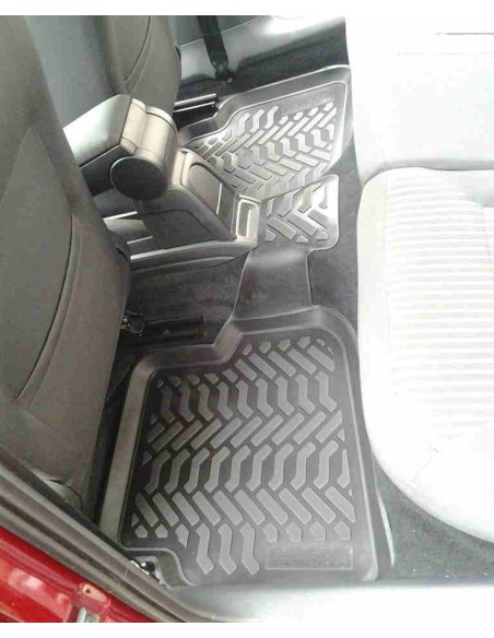 Коврики в салон Aileron на VW Polo SD (2010-) (3D с подпятником)