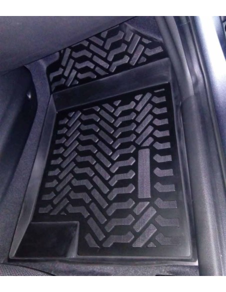 Коврики в салон Aileron на Kia Rio IV (06.2017-) (3D с подпятником)