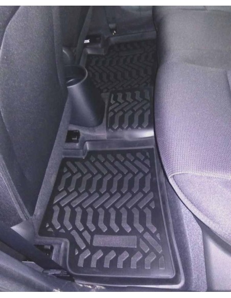 Коврики в салон Aileron на Kia Rio IV (06.2017-) (3D с подпятником)