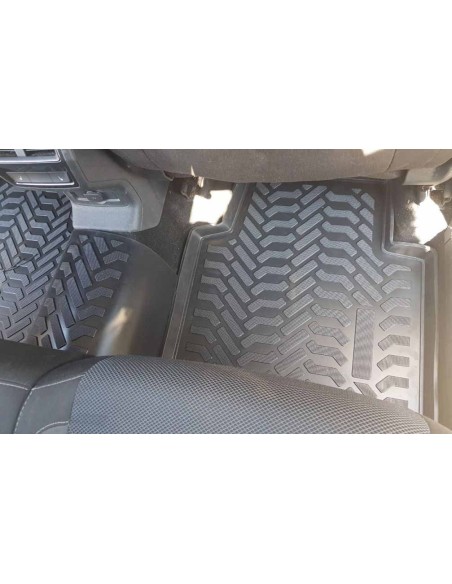 Коврики в салон Aileron на Skoda Kodiaq (2017-) (3D с подпятником)